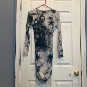 Tie dye body icon dress